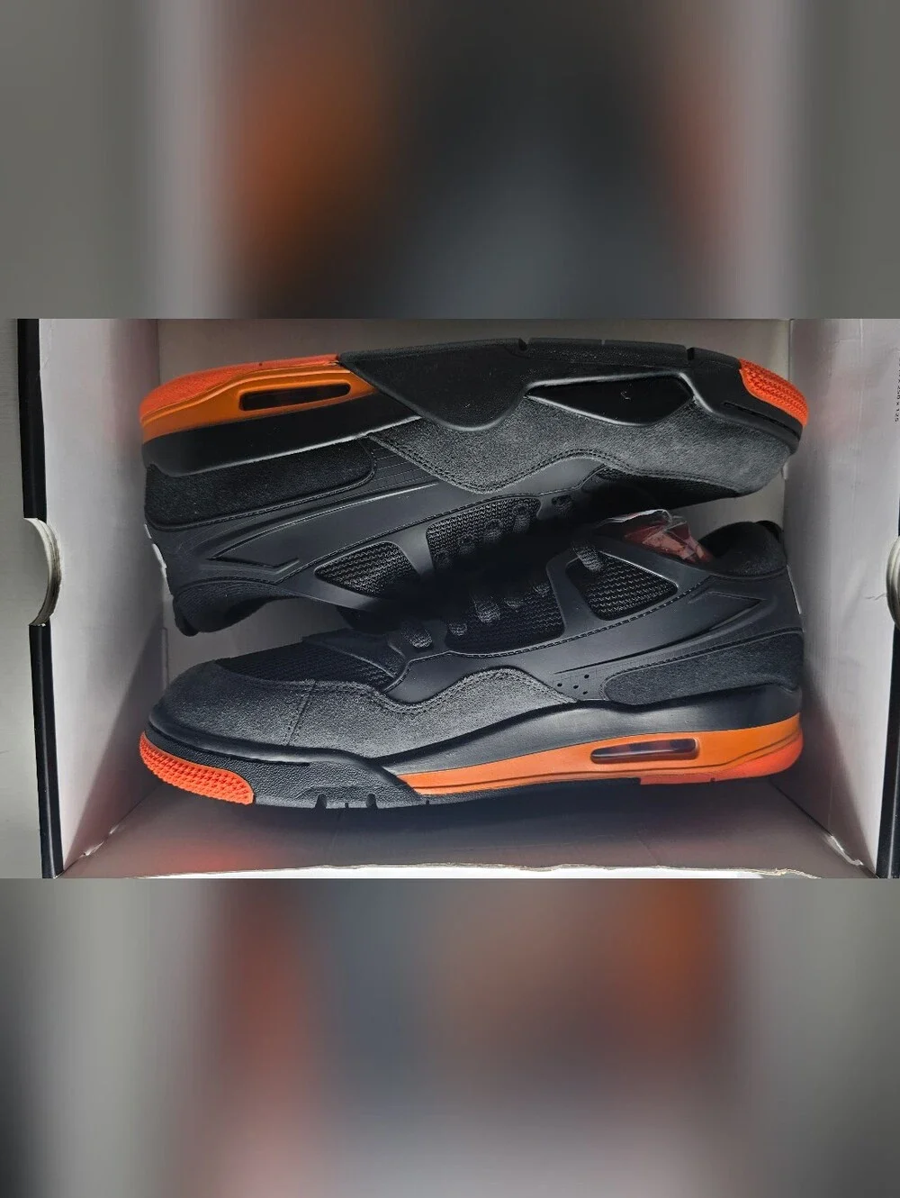 Nike Air Jordan 4 RM Black Starfish Orange Anthracite HF8126-001  Men's 11.5